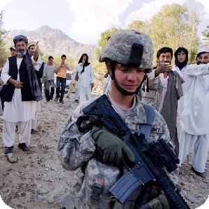 American Soldier in Afghanistan