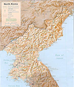 North Korea Map